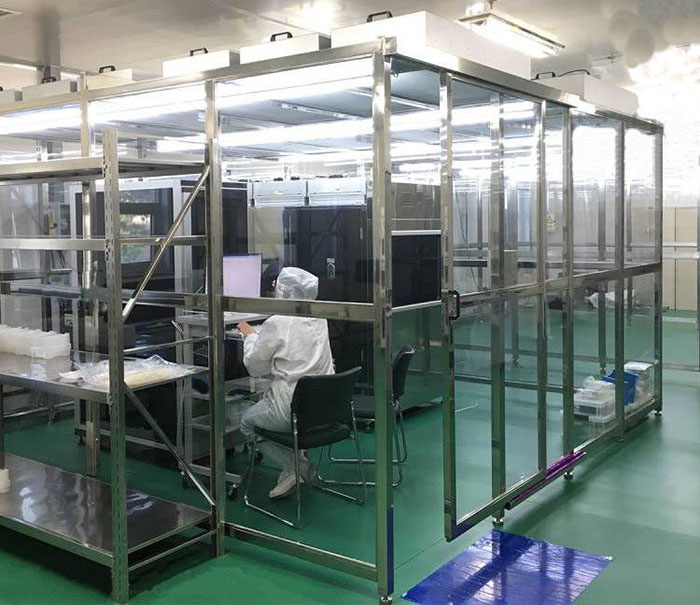 潔凈棚安裝現(xiàn)場實(shí)拍 潔凈棚安裝現(xiàn)場實(shí)拍